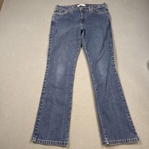 Tommy Hilfiger Hipster Boot Jeans Women 10  Dark Wash Stretch Denim